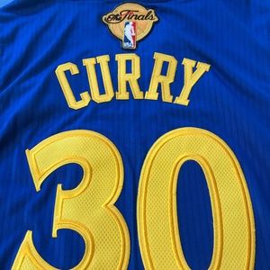 Stephen Curry #30 WARRIORS JERSEY BLUE EMBROIDERED